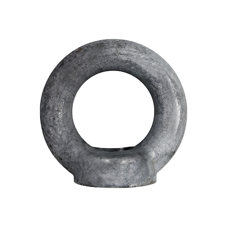AZTEC LIFTING HARDWARE Round Eye Nut, M10-1.50 Thread Size, Carbon Steel, Hot Dipped Galvanized DIN210-HDG